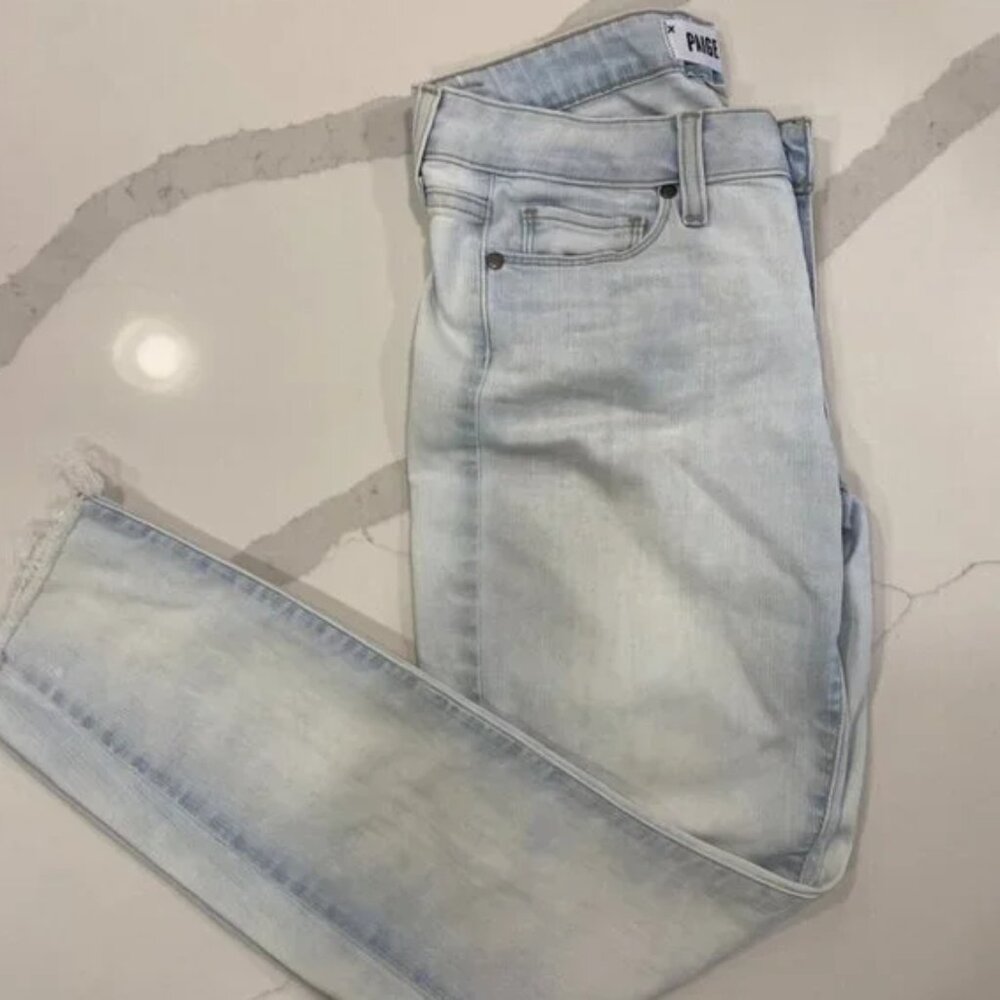 Paige Verdugo Ankle Skinny Jeans Women’s 27 Tatiana Medium Wash Stretch Denim